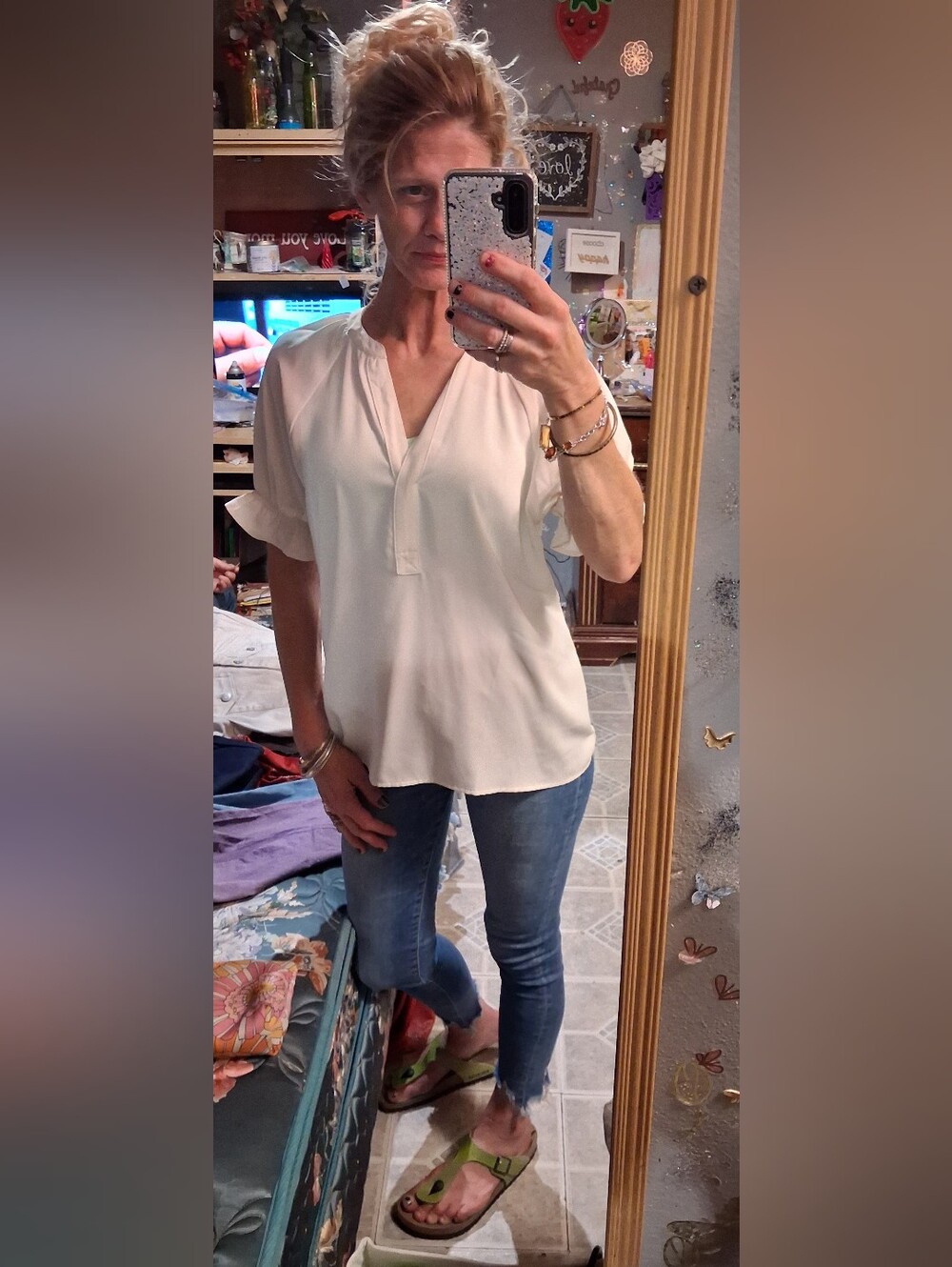 🩵 NWOT Cato💚BUY 1 GET 1 FREE🩵V-Neck Top Sz S